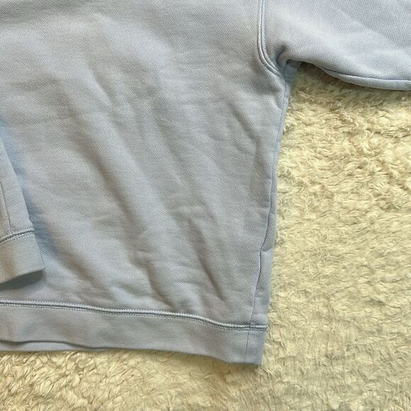 Madewell (re)Sourced Cotten Swing Crewneck in Baby Blue in Size Large - Picture 9 of 9
